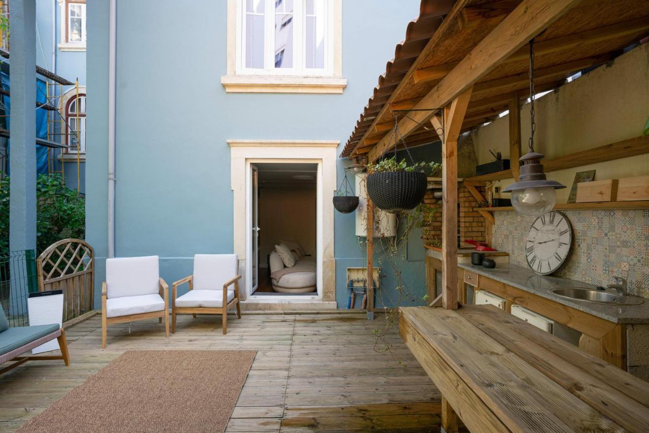 Charming Apt In Historic House Coimbra Exterior foto
